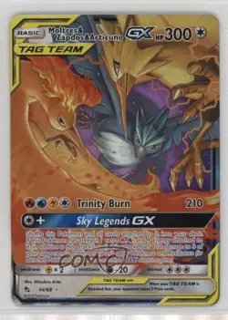 Moltres & Zapdos & Articuno GX Pokemon Sun & Moon Hidden Fates #44 - Image 1