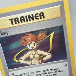 Pokemon Misty Trainer Gym Heroes 18/132 English Holo Rare NM/LP - Image 3