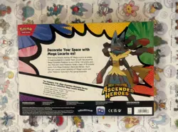 Ascended Heroes Premium Poster Collection Mega Lucario Pokemon Mega Evolution - Image 4