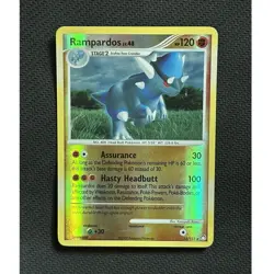 Pokemon TCG Rampardos 33/123 Diamond & Pearl Promo Holo 120 HP - Image 1