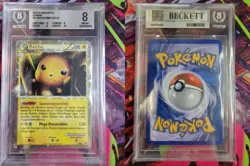 Raichu Prime Holo #83 Beckett BGS 8 NM-MT Undaunted 2010 Pokemon German - Image 1