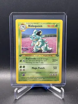 Pokemon Nidoqueen 1st Edition Rare Jungle 23/64 LP - Image 1