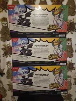 Pokemon Ascended Heros Focused Fighters Premium Collection Sealed Lot Of 3 Read - Image 2