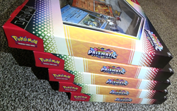 12 packs - Lot of 4 Pokemon Prismatic Evolutions Poster Collection - New Sealed - Image 4