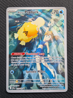Misty's Psyduck 193/182 Destined Rivals Illustration Rare English Pokemon NM - Image 1