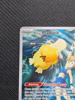 Misty's Psyduck 193/182 Destined Rivals Illustration Rare English Pokemon NM - Image 3