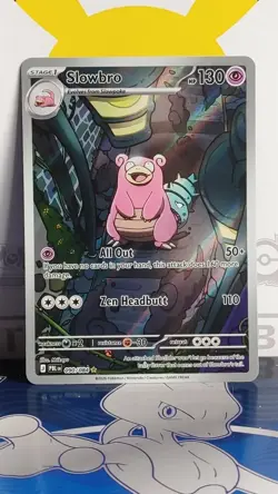 Pokemon TCG Pitch Black Slowbro 90/84 Full Art English Illustration Rare - NM - Image 1