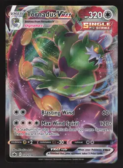 Tornadus VMAX 125/198 Pokemon TCG SWSH06: Chilling Reign NM - Image 1