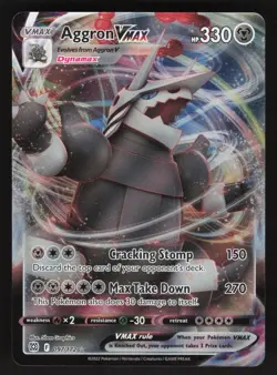 Aggron VMAX 097/172 Pokemon TCG SWSH09: Brilliant Stars NM - Image 1