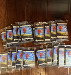 16 Full Art Lands Mtg Final Fantasy Gift Bundle Sealed Pack x20 - Image 1