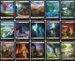 16 Full Art Lands Mtg Final Fantasy Gift Bundle Sealed Pack x20 - Image 2