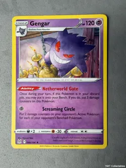 Pokemon TCG * Gengar 66/196 Rare NON HOLO * SWSH Lost Origin NM - Image 1
