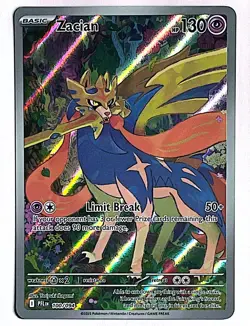Zacian 100/094 Illustration Rare Phantasmal Flames Pokemon NM - Image 1