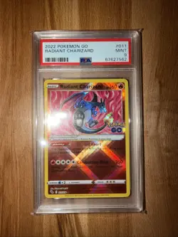 2022 Pokemon GO Radiant Charizard #011/078PSA 9 (Mint) - Image 1