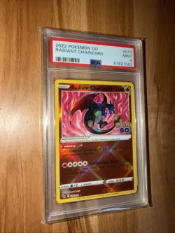 2022 Pokemon GO Radiant Charizard #011/078PSA 9 (Mint) - Image 2