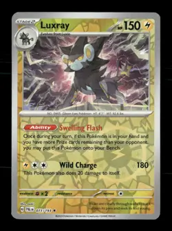 Luxray 071/193 Paldea Evolved Reverse Holo NM/M Pokemon - Image 1