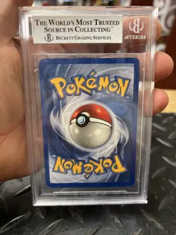 1999 Pokemon Base Set Hitmonchan Holo 7/102 BGS 8 NM-MT PSA CGC Vintage - Image 2