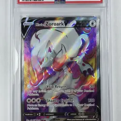 2022 POKEMON SWSH BLACK STAR PROMO #297 FULL ART/HISUIAN ZOROARK V PSA 10 - Image 3