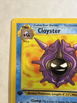 Cloyster Fossil 1st Edition 32/62 Pokemon - Image 2