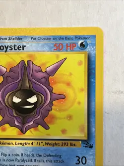 Cloyster Fossil 1st Edition 32/62 Pokemon - Image 3