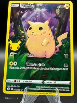 Pikachu 005/025 Holo Rare Celebrations Pokemon Holo Near Mint - Image 1