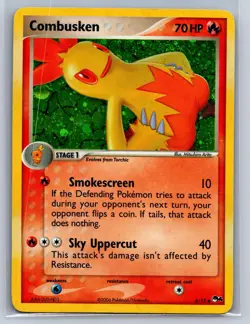Combusken 6/17 Uncommon POP Series 4 Pokemon Holo Lightly Played - Image 1