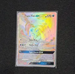 Pokemon TCG SM-Burning Shadows Tapu Fini GX 152/147 Secret Holo FA 170HP Eng - Image 4