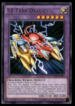 YZ-Tank Dragon Duelist Pack: Rivals of the Pharaoh DPRP-EN027 Rare Yugioh LP - Image 1
