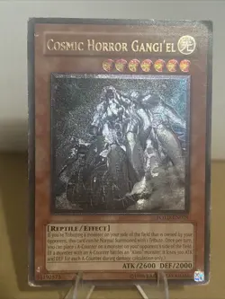 Yugioh Cosmic Horror Gangi'el - POTD-EN029 Ultimate Rare - Unlimited Edition MP - Image 1