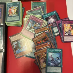 Old+New Vintage Yu-Gi-Oh! Binder + Tin Empty Packs Red/Blue Eyes Dragon Dark Mag - Image 2