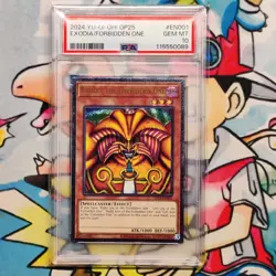 PSA 10 Yu-Gi-Oh EXODIA THE FORBIDDEN ONE ULTIMATE RARE OP25-EN001 YUGIOH - Image 1
