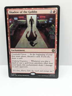MTG Spiderman - Shadow of the Goblin - Enchantment - Rare - SPG 087 - - Image 1