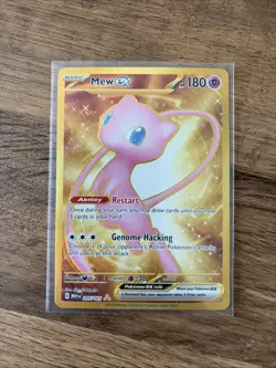 Pokemon Mew EX TCG Scarlet Violet-151 Holo Hyper Rare Card 205/165 - Image 1