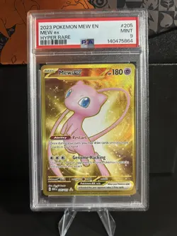 Pokemon TCG Mew EX Scarlet & Violet-151 205/165 Holo Hyper Rare PSA 9 - Image 1