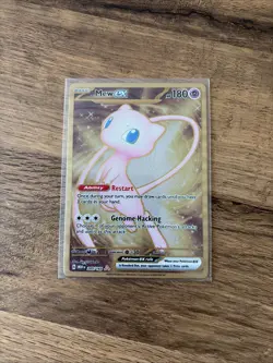 Pokemon TCG Mew EX Metal Card Scarlet Violet-151 205/165 Holo Hyper Rare - Image 1