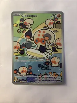 Pokemon TCG Clobbopus 207/191 Surging Sparks Illustration Full Art Mint/NM - Image 2