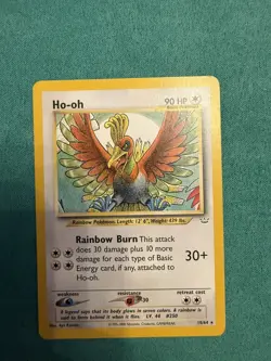 Pokemon TCG Neo Revelation Ho-Oh Card 18/64 Non Holo Rare! NM - Image 1