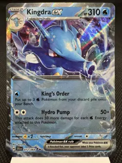 Kingdra ex 012/064 - Ultra Rare Holo - Shrouded Fable Pokemon Card NM - Image 1