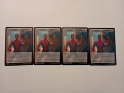 MTG Magic Marvel's Spider-Man Lot of 4x Tokens Copy / Human Citizen T0001/T0004 - Image 2
