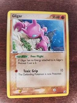 Gligar Holo Ex Unseen Forces Pokemon Card WOTC NM - Image 1