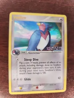 Swellow Holo Ex Delta Species Pokemon Card WOTC - Image 1