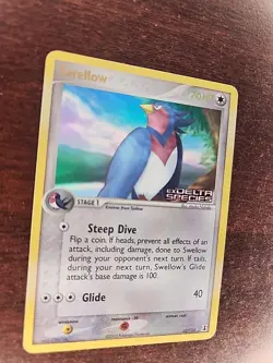 Swellow Holo Ex Delta Species Pokemon Card WOTC - Image 2