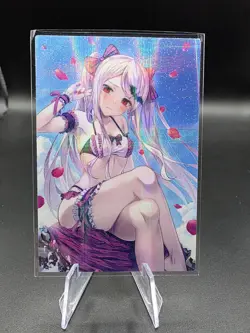 Shalltear Bloodfallen Overlord Holographic Anime Collectible Trading Card - Image 2