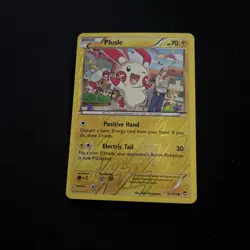 Plusle 31/111 Reverse Holo Common Furious Fists Pokemon Card - Image 1