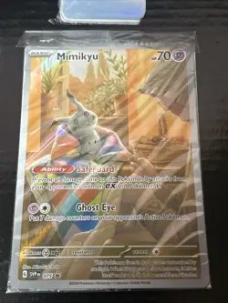 Pokemon Card Scarlet & Violet Promo Mimikyu 075 Holo Promo SEALED B - Image 1