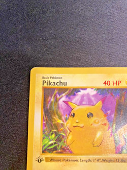 Pikachu 58/102 1st Edition Shadowless Base Set Yellow Cheeks HP - Pokemon Card - Image 4