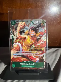 Monkey.D.Luffy (OP16 Release Event Winner) P-135 One Piece Promotion Cards Foil - Image 1