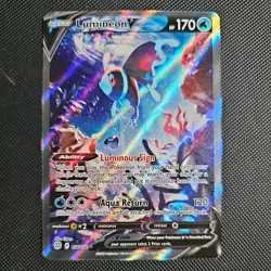 Lumineon V - 156/172 - Ultra Rare - Brilliant Stars - Pokemon Card - Image 1