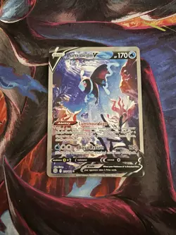 Pokemon TCG Lumineon v 156/172 Swsh09 Brilliant Stars Card - Image 1