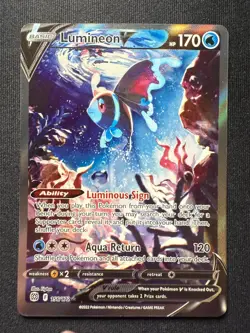 Pokemon TCG Lumineon V 156/172 – Alternate Full Art – Brilliant Stars – NM - Image 2